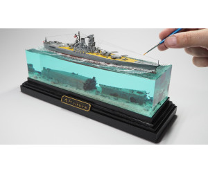 YAMATO BEFORE AND AFTER DIORAMA